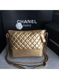 Imitation Top Chanel Gabrielle Shoulder Bag Original Calfskin Leather A93842 Gold HY8802tr16