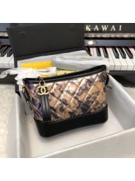 Imitation Top chanel gabrielle small hobo bag A91810 Black & Gold HY42tr16