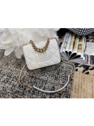 Imitation Top Chanel Lambskin flap bag AS1514 white HY1867tr16