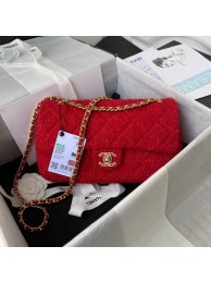 Imitation Top CHANEL MEDIUM FLAP BAG AS2820 red HY11722tr16