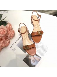 Imitation Top Gucci Leather Double G sandal GG1533BL-8 HY11357tr16