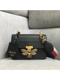 Imitation Top Gucci Queen Margaret small shoulder bag 476542 black HY6977tr16