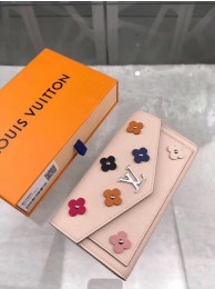 Imitation Top Louis Vuitton CRUISE CAPUCINES Flowes Wallet M64551 Nude HY5152tr16