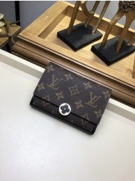 Imitation Top Louis Vuitton Monogram Canvas Original leather Wallet 64587 black HY13182tr16