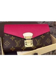 Imitation Top Louis Vuitton Monogram Canvas PALLAS WALLET M58414 Rose HY23767tr16