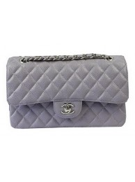 Knockoff AAAAA Chanel 2.55 Series Bags Lavender Cannage Pattern Leather CFA1112 Silver HY21899Jc39