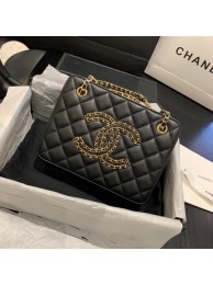Knockoff AAAAA CHANEL 2020 New Style Original Leather AS1516 black HY17884Jc39