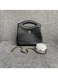 Knockoff AAAAA CHANEL Shopping Bag Mini Tote B57979 Black HY2554Jc39