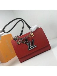 Knockoff AAAAA Louis Vuitton TWIST MM M52894 red HY25184Jc39