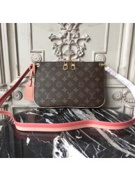Knockoff Best Louis vuitton lorette Original monogram canvas handbags M44053 pink HY11596sm35