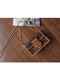 Knockoff Best Louis Vuitton Original Monogram Canvas DAUPHINE CHAIN WALLET M68746 HY22546sm35