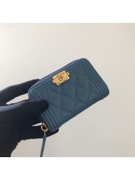 Knockoff BOY CHANEL Coin Purse A80602 blue HY2993cS18