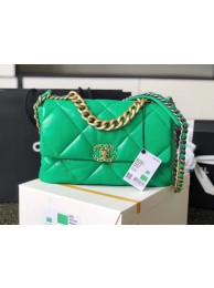 Knockoff Chanel 19 flap bag AS1161 green HY5913cS18