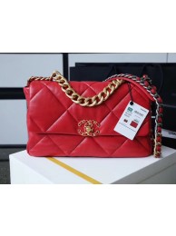 Knockoff Chanel 19 flap bag AS1161 red HY4058WW40