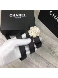 Knockoff Chanel 20mm Leather Belt CH0801 White HY8060Lg61