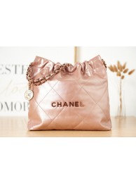 Knockoff CHANEL 22 HANDBAG AS3260 dark pink HY17588JF45
