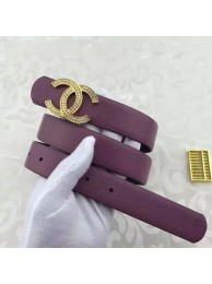 Knockoff Chanel 30mm Leather Belt CH5235 Wine HY1535Bt18