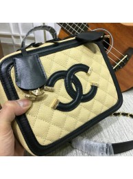 Knockoff Chanel Calfskin Leather Mini Shoulder Bag 6070 Camel HY15038cS18