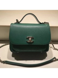 Knockoff Chanel Classic Flap Bag Original Leather CHA3269 Green HY433JF45
