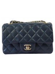 Knockoff Chanel Classic MINI Flap Bag Royal Cannage Pattern CF1119 Gold HY17593cS18