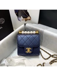 Knockoff Chanel flap bag AP0997 Navy Blue HY19413JF45