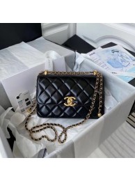 Knockoff Chanel Flap Shoulder Bag Original leather AS2649 black HY24895Bt18