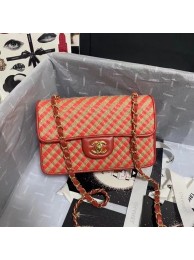 Knockoff Chanel Flap Shoulder Bag Weave AS2418 red HY8835Bt18
