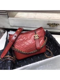 Knockoff CHANEL GABRIELLE Original leather Hobo Bag A93841 red HY13959tp21