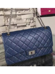 Knockoff Chanel Jumbo Classic Flap Bag Black Original Calfskin Leather CHA6212 Blue HY8142iV87