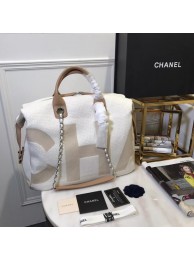 Knockoff Chanel large shopping bag C3403 cream HY22774vf92