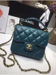 Knockoff Chanel small tote bag 8817 blue HY17064eF76