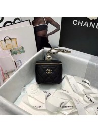 Knockoff chanel small vanity with chain AP2118 black HY18341NL80