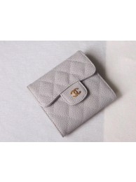 Knockoff Chanel Wallet Calfskin Leather A49639 Gray HY17437yK94