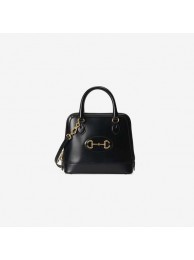 Knockoff Gucci 1955 Horsebit small top handle bag 621220 black HY10817yN38
