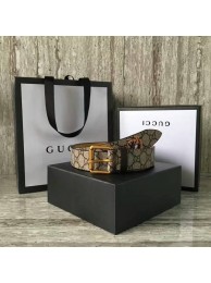 Knockoff Gucci 4.0cm Original Suede Leather Belt 17418E HY25228WW40