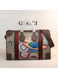 Knockoff Gucci Courrier soft GG Supreme duffle bag 459291 brown HY18332fY84