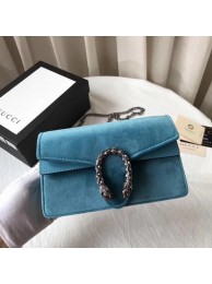 Knockoff Gucci Dionysus Velvet Super mini Bag 476432 Green HY27078JF45