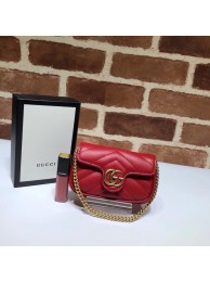 Knockoff Gucci GG Marmont super Clutch bag 575161 red HY10293cS18
