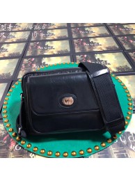 Knockoff Gucci GG Original Leather Messenger Bag 574760 black HY9923JF45