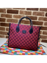 Knockoff Gucci GG small tote bag 659983 red HY9214tp21