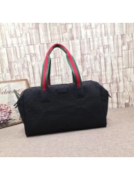 Knockoff Gucci GG Supreme canvas Travelling bag 146310 black HY4646tU76