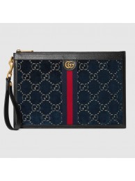Knockoff Gucci GG velvet Clutch bag 575371 HY406Ez66