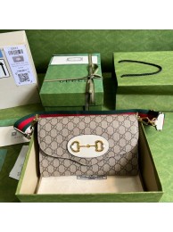 Knockoff Gucci Horsebit 1955 small bag 677286 white HY19627yK94