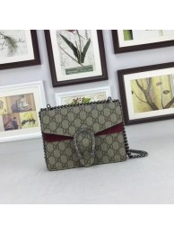 Knockoff Gucci Mini Dionysus GG Canvas Shoulder Bag 421970 Wine HY3315Lg61
