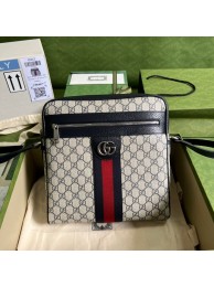 Knockoff Gucci Ophidia GG medium messenger bag 547934 blue HY16863cS18