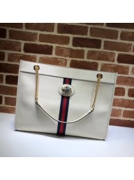 Knockoff Gucci Rajah large tote 537219 white HY1868WW40