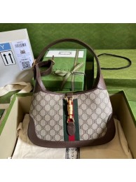 Knockoff Gucci The Hacker Project small Jackie 1961 bag 636706 Brown HY447fY84