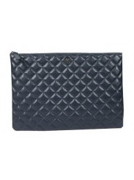 Knockoff High Quality Chanel A69254 A69253 Clutch Bag Original Cannage Pattern Leather Royal HY18807Lg12
