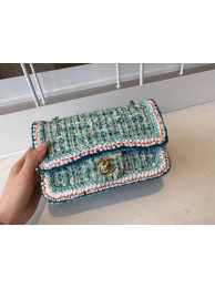 Knockoff High Quality Chanel classic handbag Tweed & Gold-Tone Metal A01116-4 HY9317Lg12