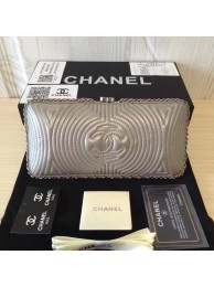 Knockoff High Quality Chanel Minaudiere Metallic Lambskin & Ruthenium-Finish Metal 78988 grey HY11891FA65